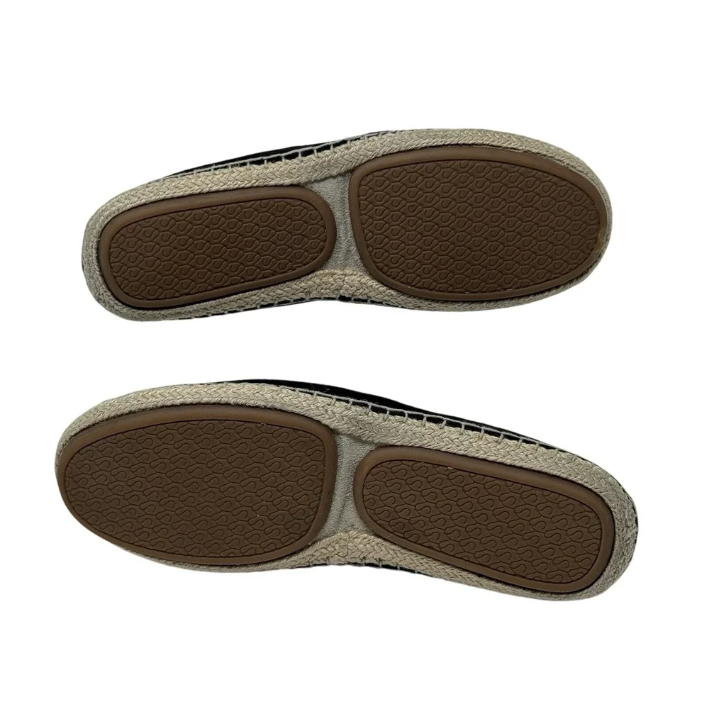 Yosi Samra Lara Womens 8 black Shoes Haircalf Espadrille Flats Foldable Ballet